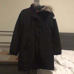 Moncler Aredhel Parka with removable fox fur trim